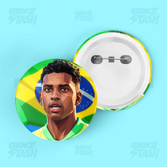 Vinicius Junior Brazil Pin Badge