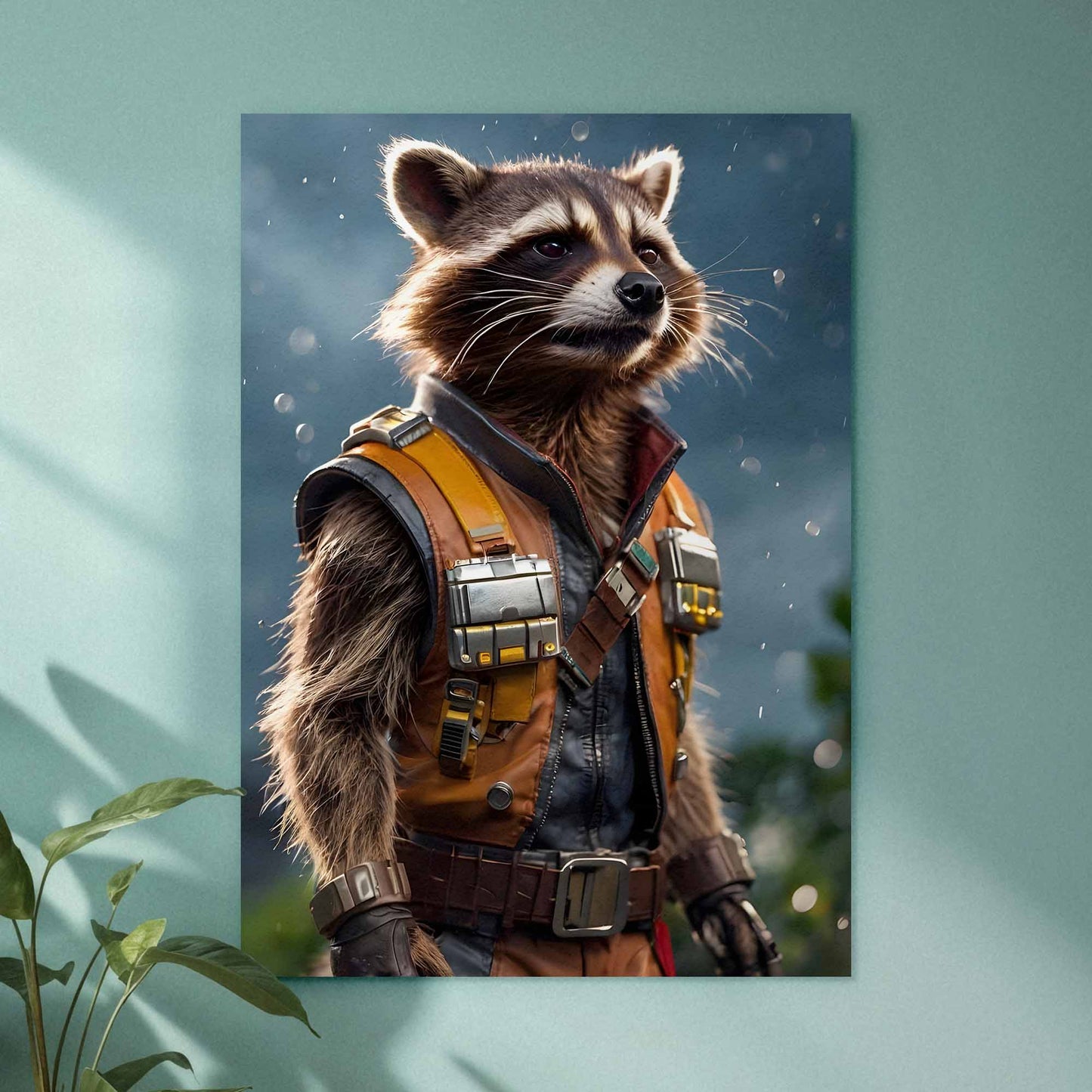 Rocket Raccoon MCU RR01 Wall Poster