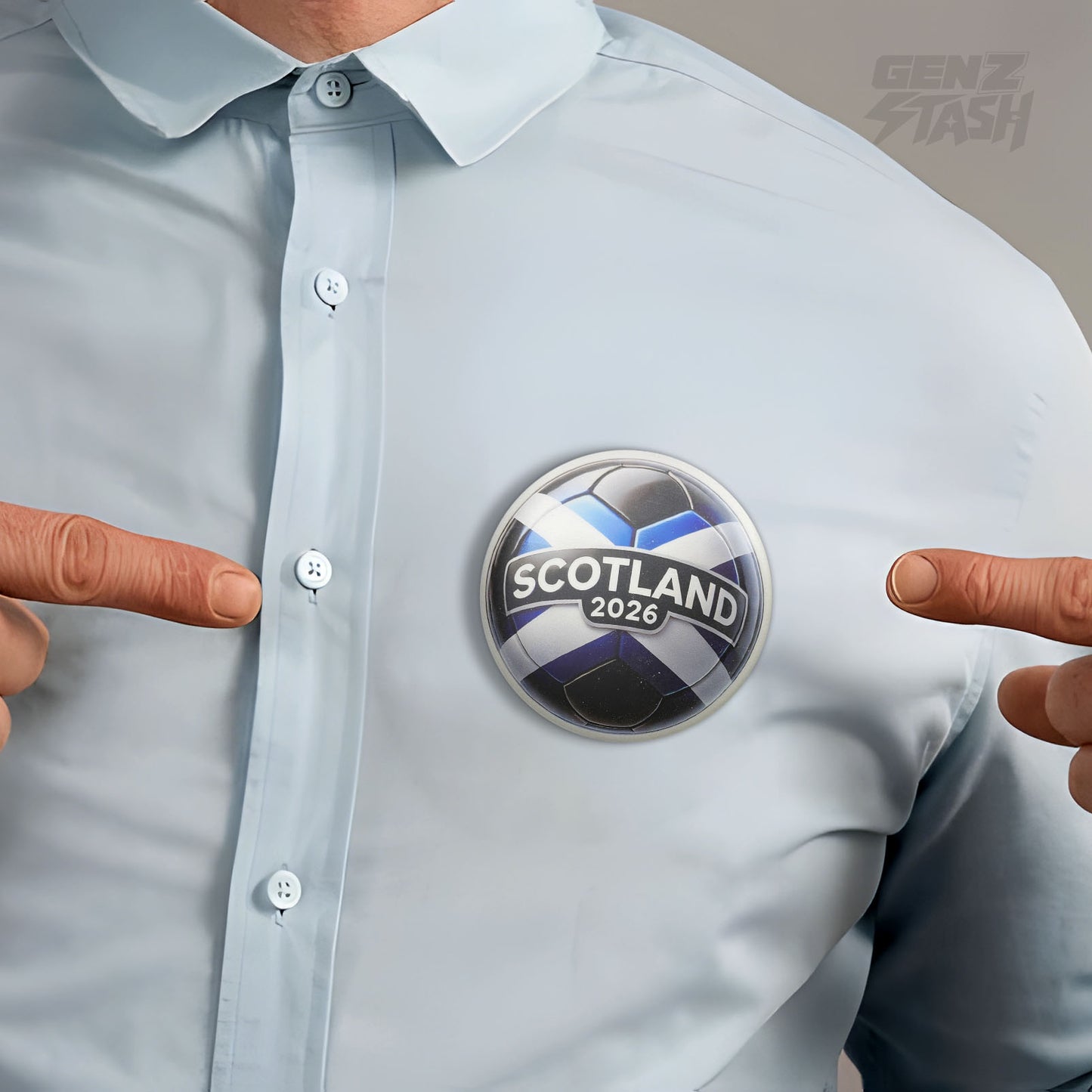 Scotland-2 Football Pin Badge