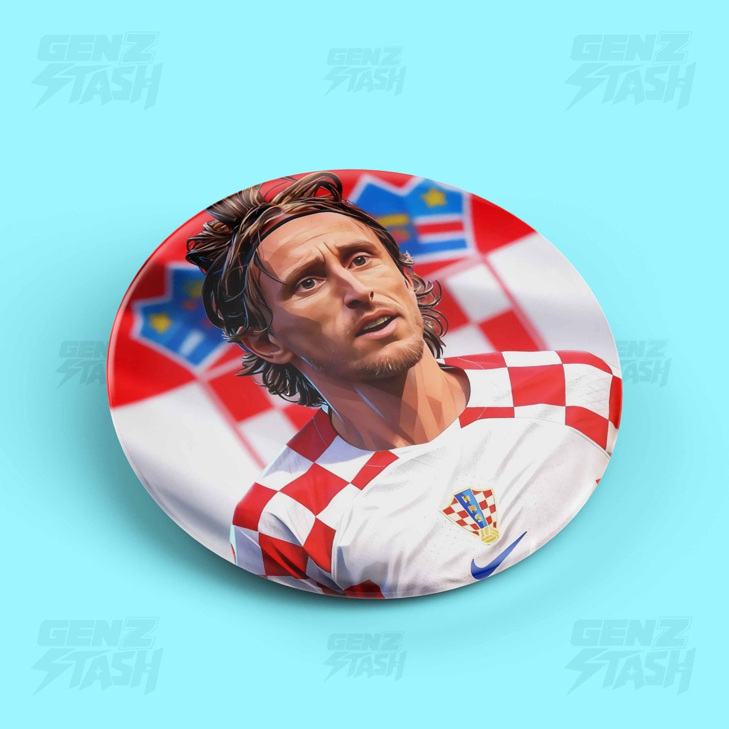 Luka Modrić Croatia Pin Badge