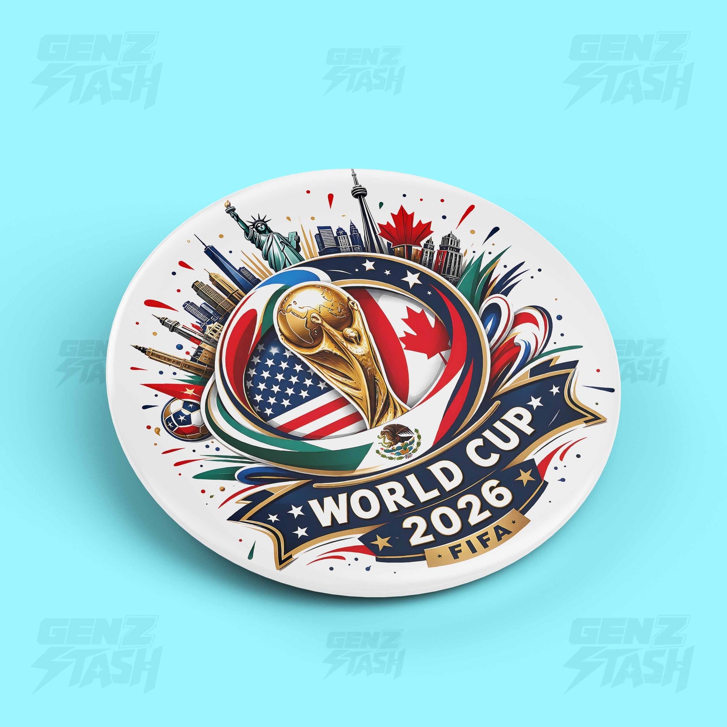 World Cup Trophy Pin Badge