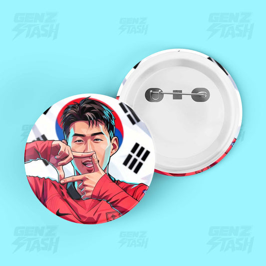 Son Heung-min South Korea Pin Badge