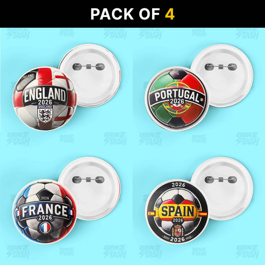 Champions Combo One - 4 Pin Badges