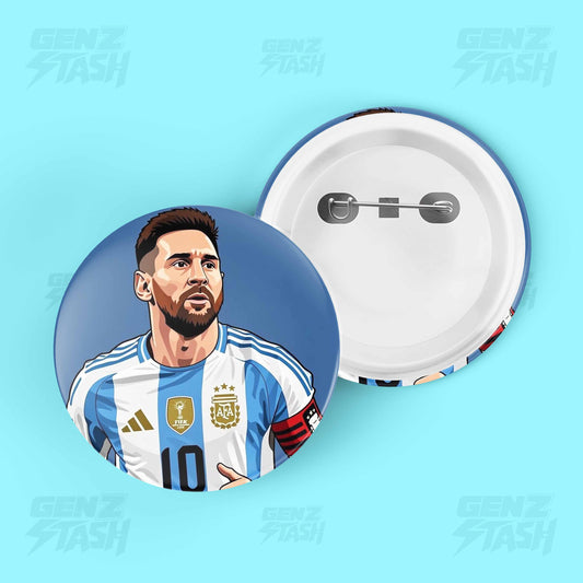Lionel Messi Argentina Pin Badge