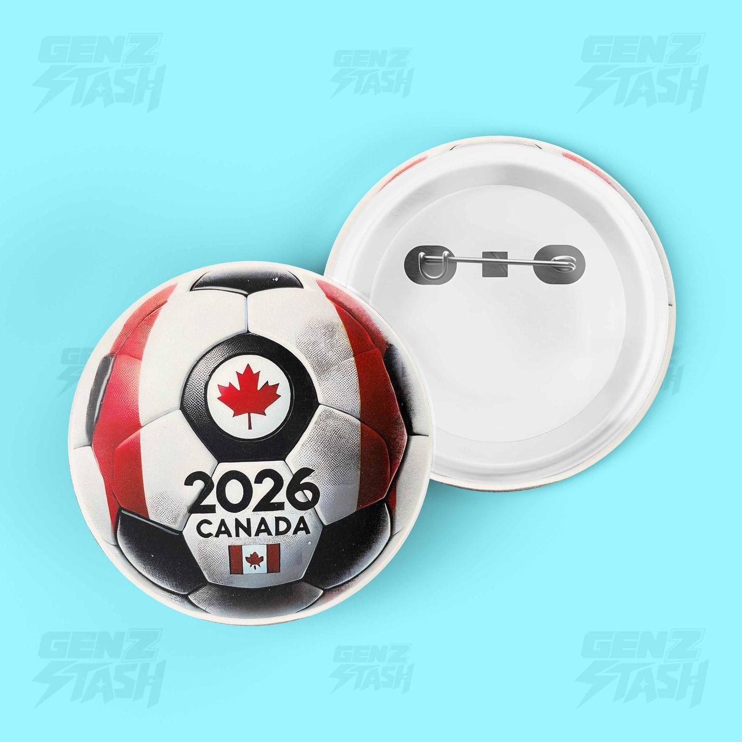 Canada-2 Football Pin Badge