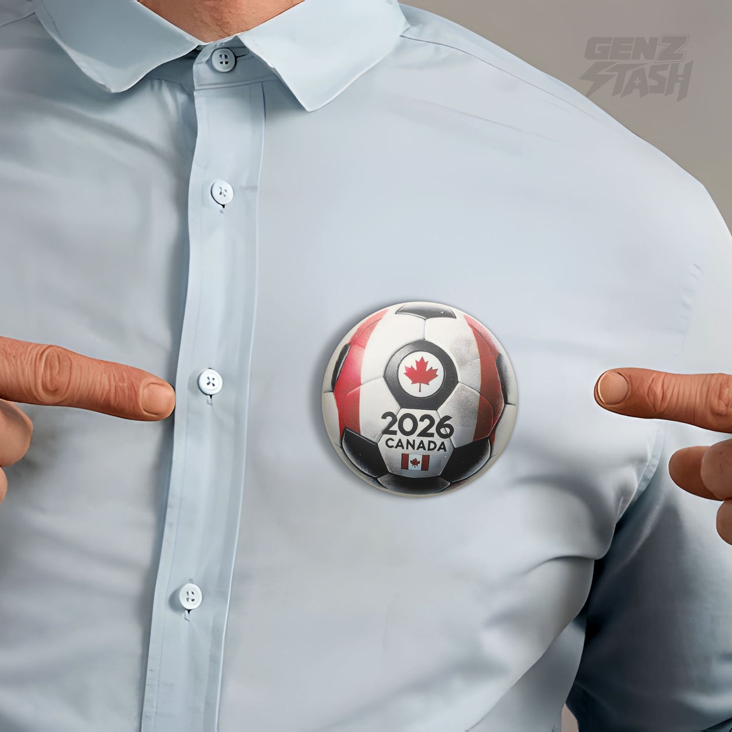 Canada-2 Football Pin Badge
