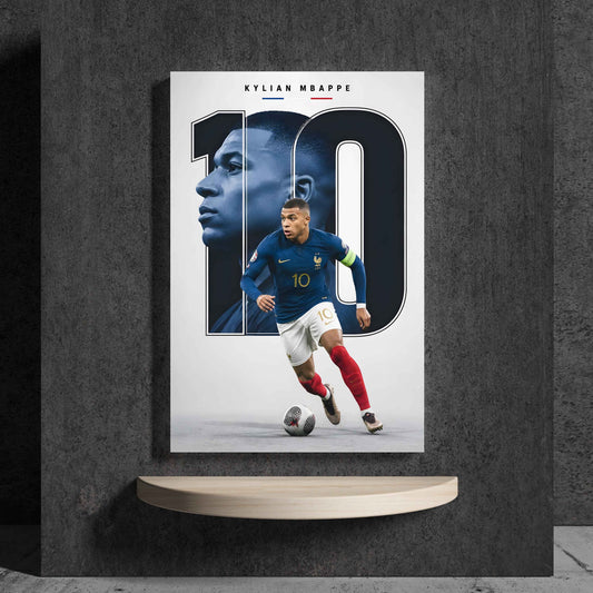 Kylian Mbappe KM02 Wall Poster