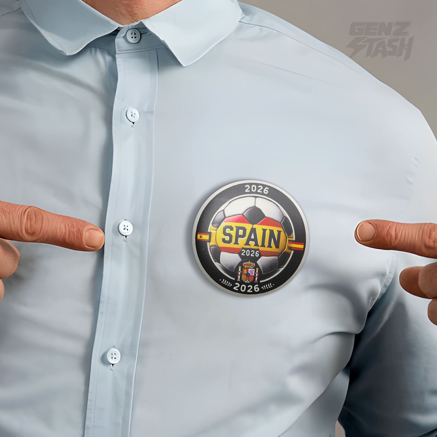 Spain-1 Football Pin Badge