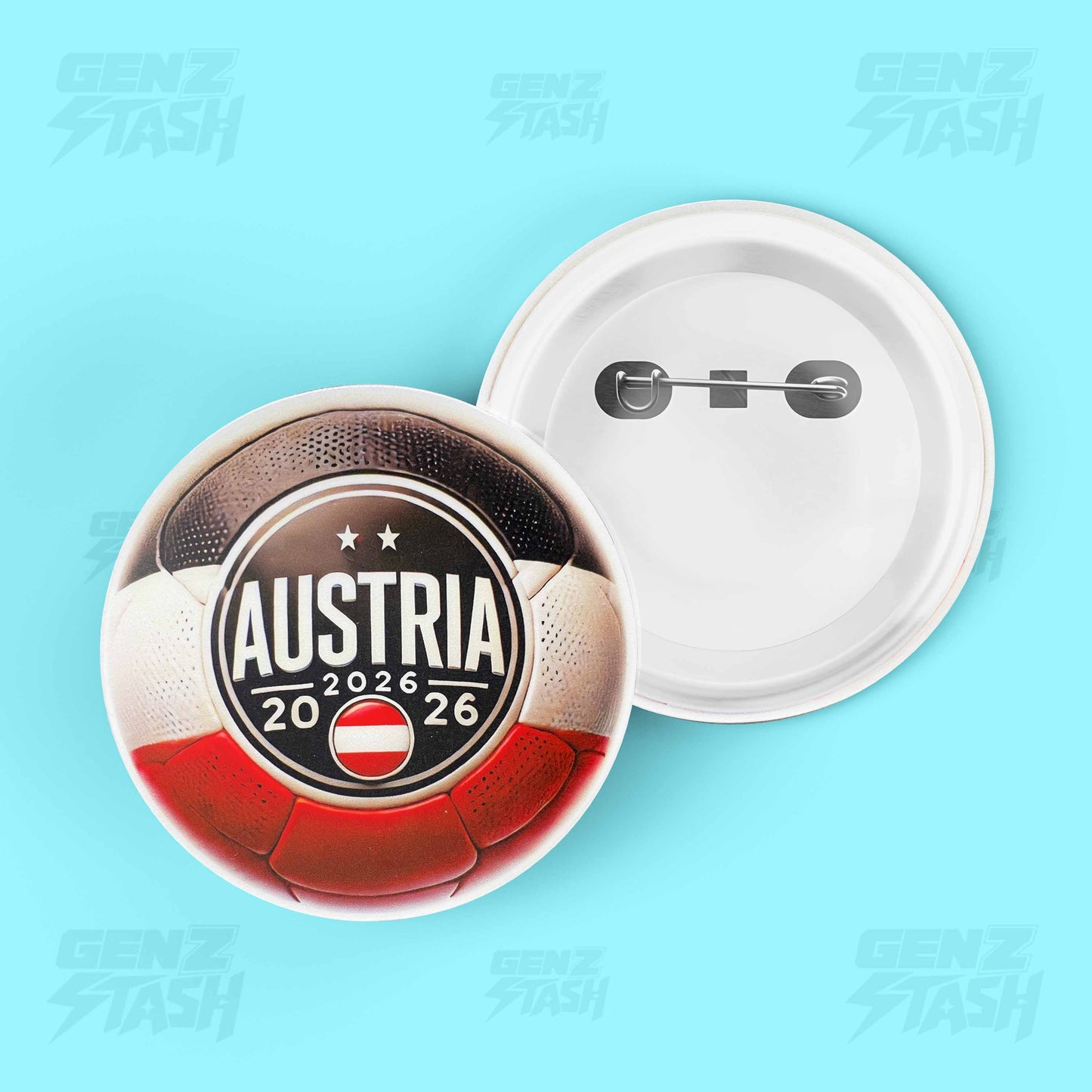 Austria-2 Football Pin Badge