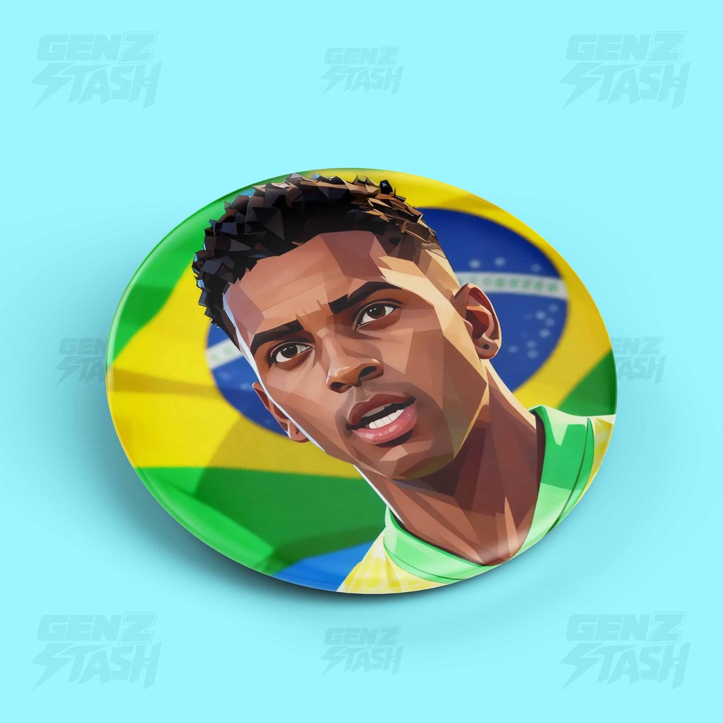 Vinicius Junior Brazil Pin Badge