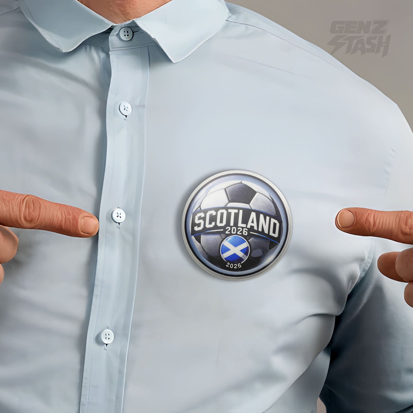 Scotland-1 Football Pin Badge