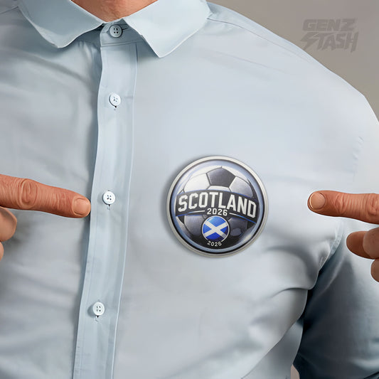Scotland-1 Football Pin Badge