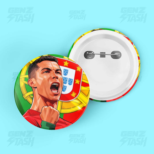 Cristiano Ronaldo Portugal Pin Badge