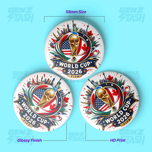 World Cup Trophy Pin Badge