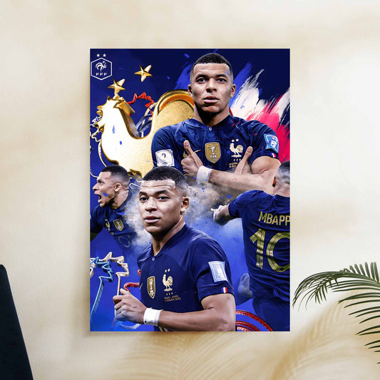 Kylian Mbappe KM01 Wall Poster