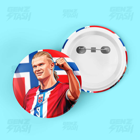 Erling Haaland Norway Pin Badge