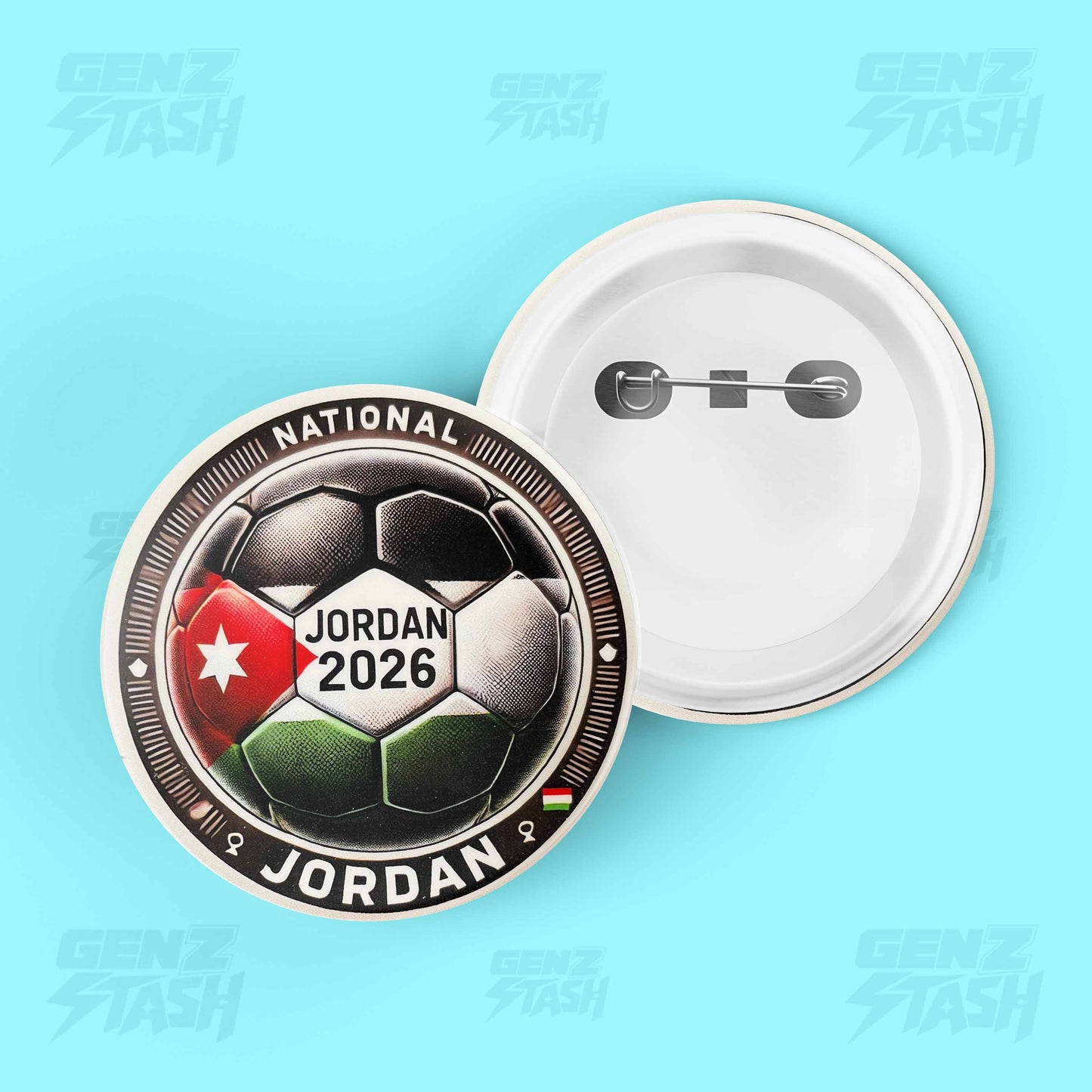 Jordan-2 Football Pin Badge