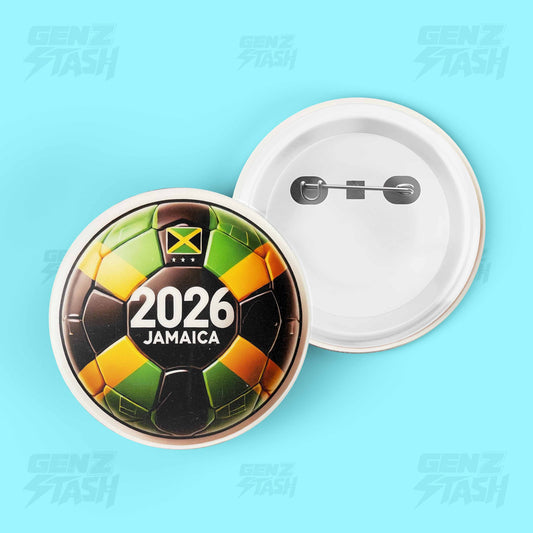 Jamaica-1 Football Pin Badge