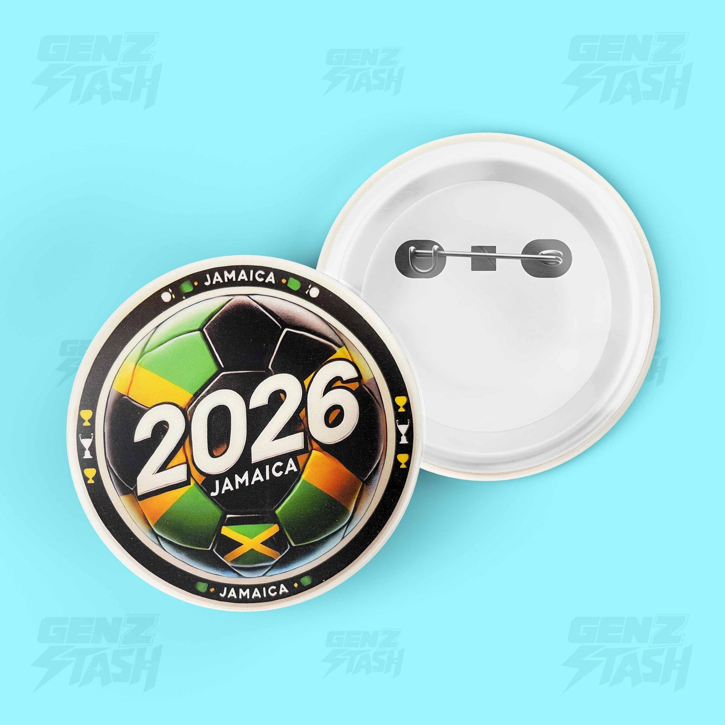 Jamaica-2 Football Pin Badge
