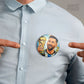 Lionel Messi Trophy Pin Badge