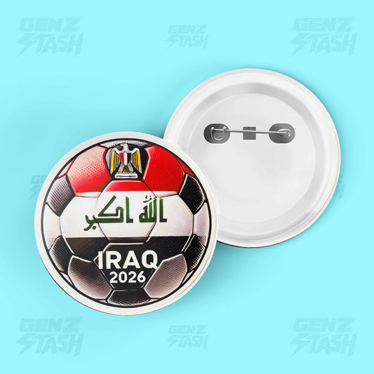 Iraq-1 Football Pin Badge