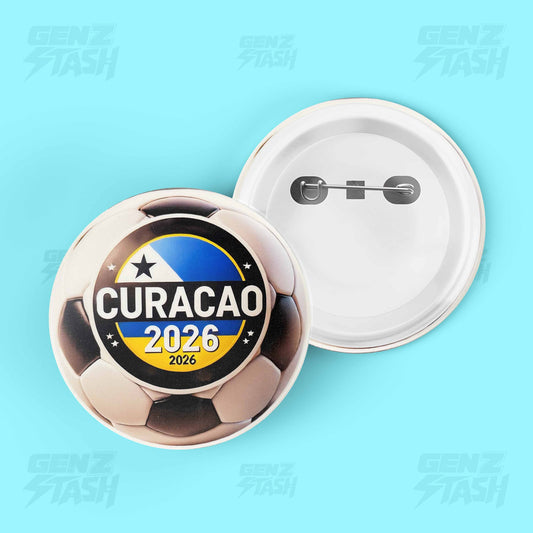 Curacao-1 Football Pin Badge