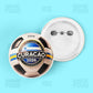Curacao-2 Football Pin Badge