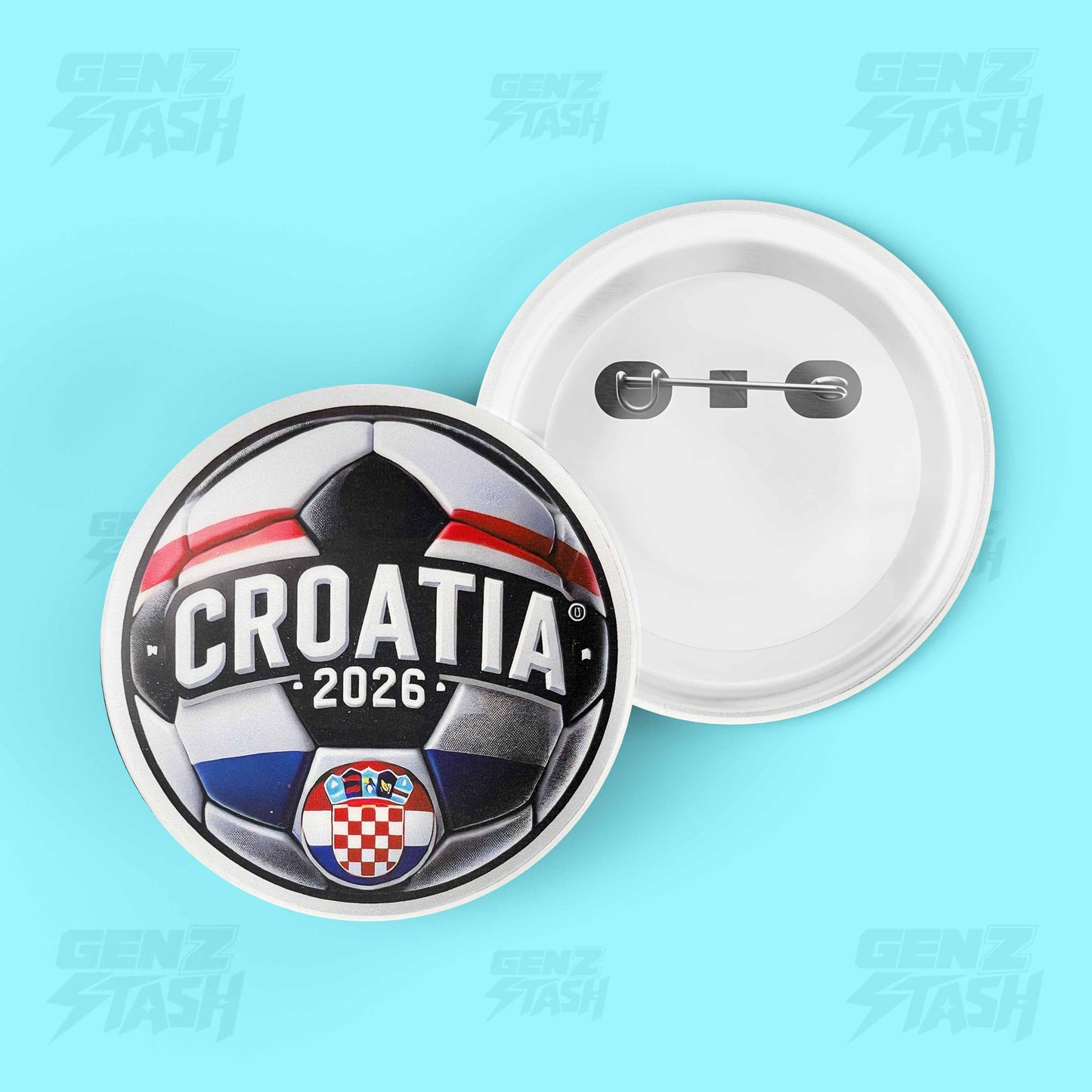 Croatia-2 Football Pin Badge