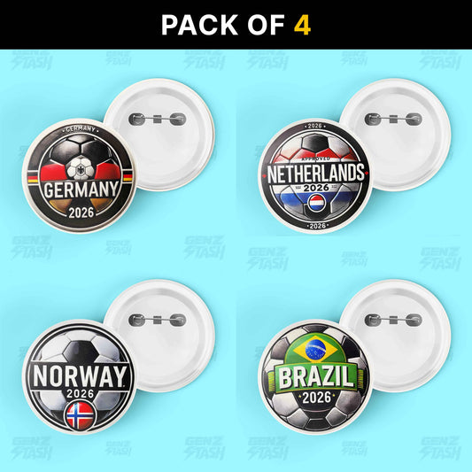 Champions Combo Two - 4 Pin Badges