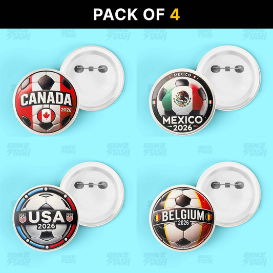 Champions Combo Three - 4 Pin Badges
